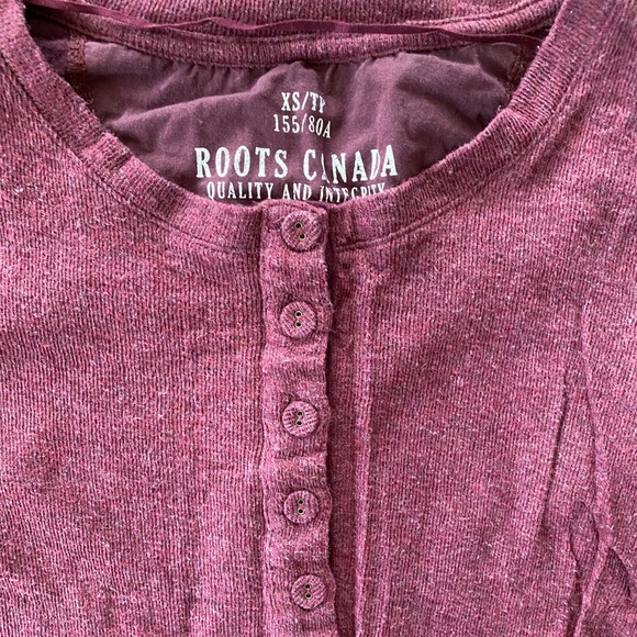 Roots thermal henley top - Picture 3 of 3